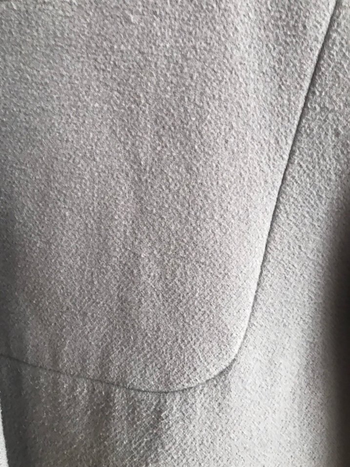 Kapüşonlu Gri Kaban - Görsel 2