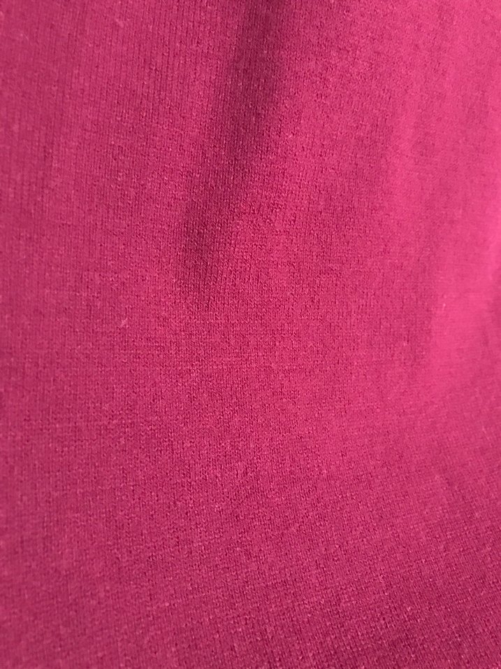 Bordo Uzun Kollu Midi Elbise - Görsel 5