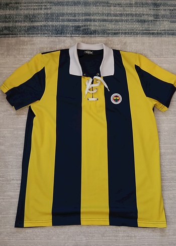 Sarı Siyah Çizgili Erkek Polo Yaka Forma - Görsel 4