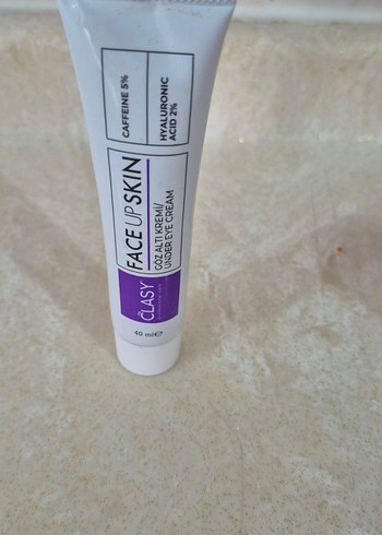 Clasy Yüz Kremi 40 ml - Kafein ve Hyaluronik Asit