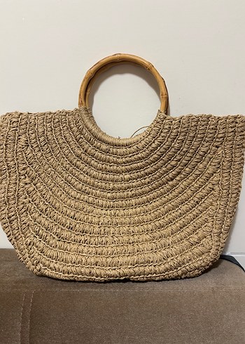 El Emeği Hasır Çanta - Görsel 2