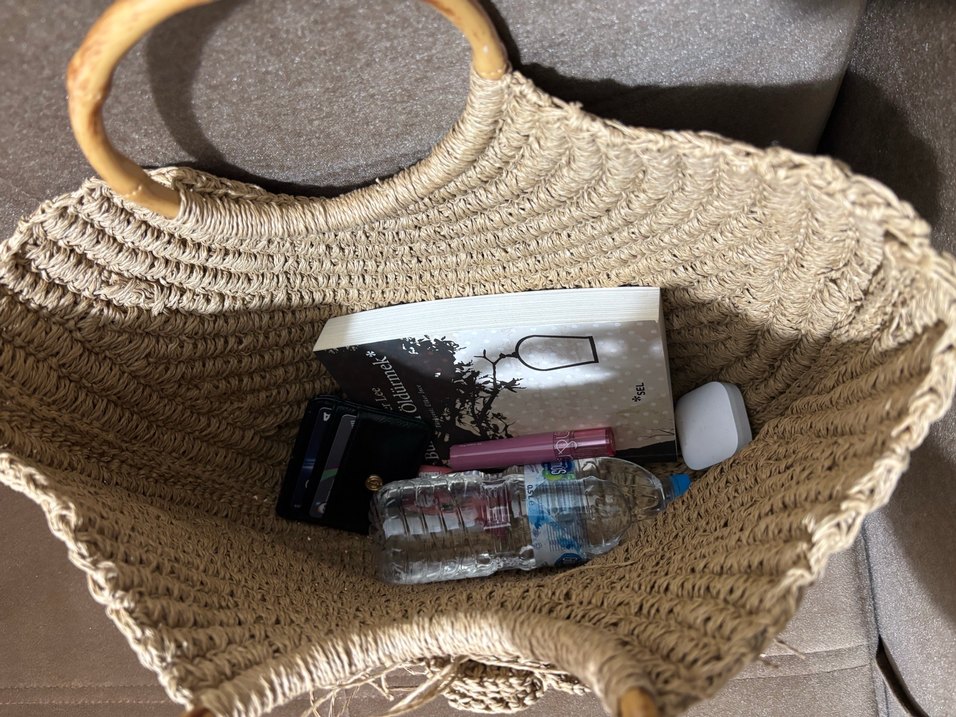 El Emeği Hasır Çanta - Görsel 3