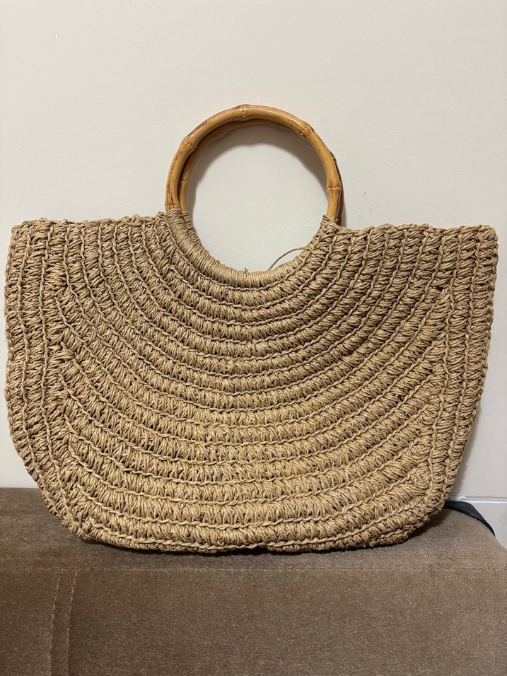 El Emeği Hasır Çanta - Görsel 2