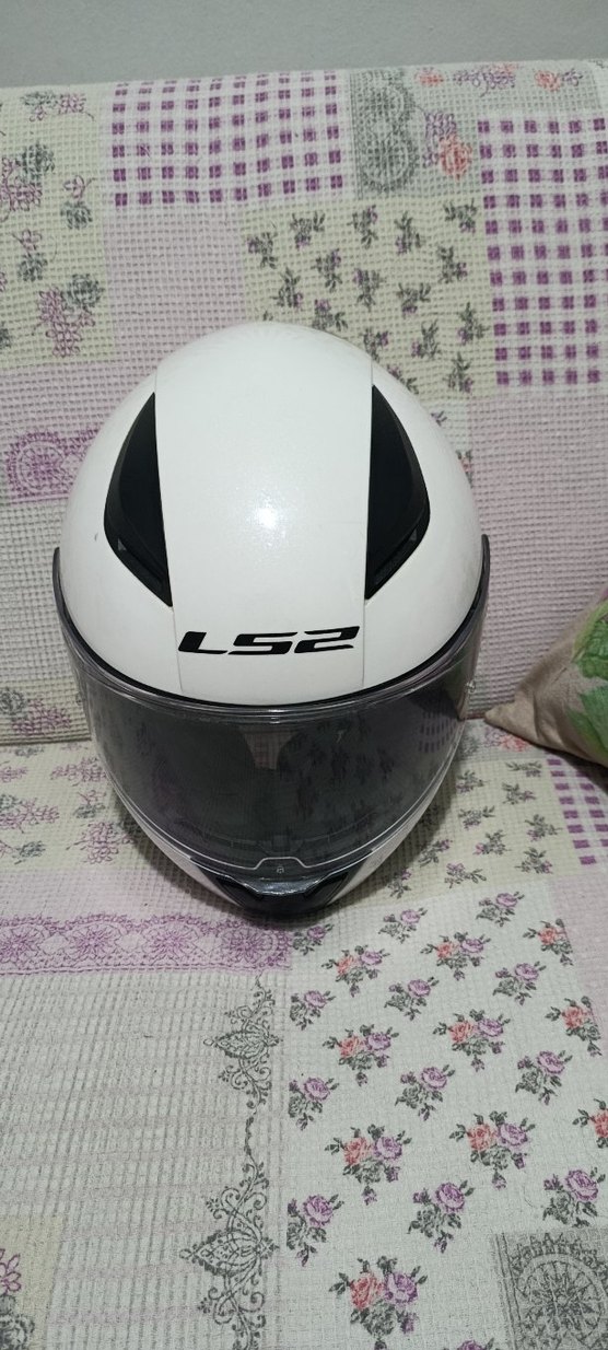 Beyaz LS2 Motosiklet Kaskı - Görsel 5