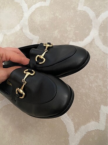 39 Beden Bambi Loafer deri Ayakkabı SATILDII