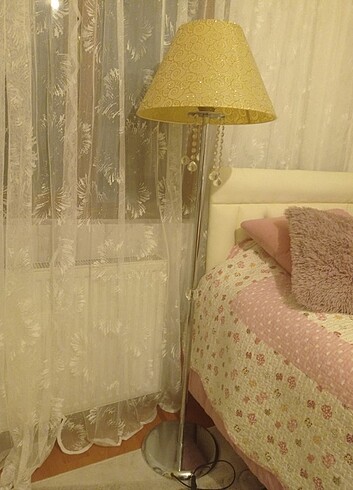  Beden altın Renk Lambader çok şık