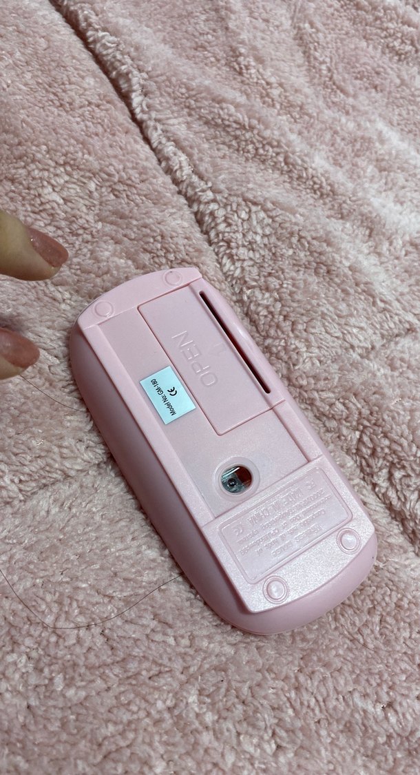 Pastel Pembe Kablosuz Mouse - Görsel 2