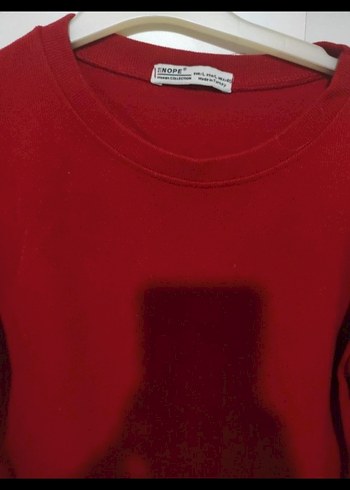 Nakışlı Bohem Kırmızı Triko Tunik - Görsel 5