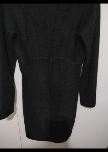 Siyah  Fermuarlı Triko simli Elbise - Görsel 4