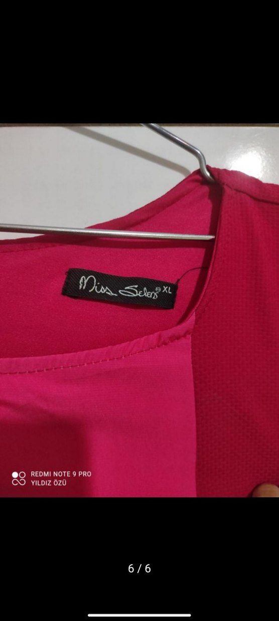 Pembe Baskılı Kolsuz Mini Elbise - Görsel 4