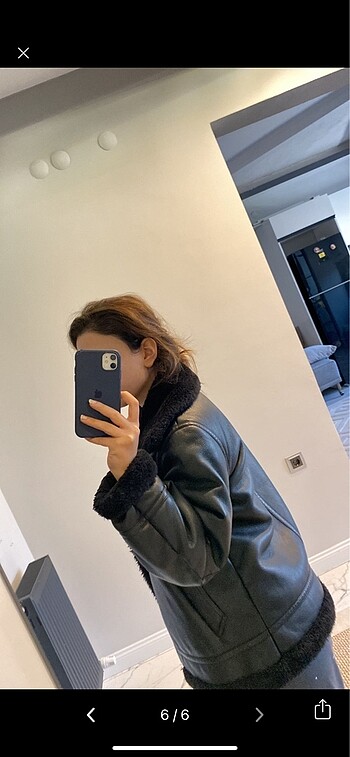 xs Beden Mango biker mont