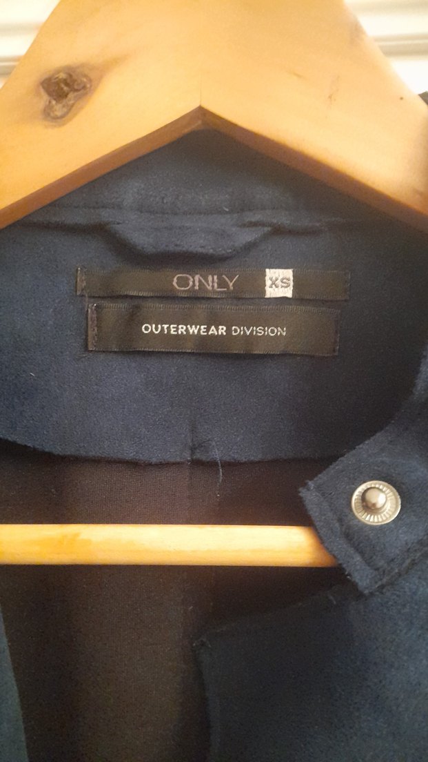 lacivert Süet Biker Ceket - Görsel 4