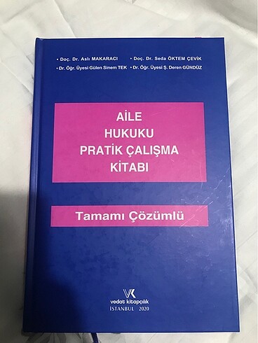 Aile Hukuku Pratik Çalışma Kitabı