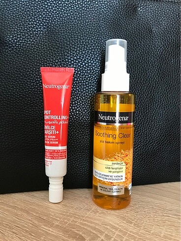 Neutrogena sivilce karşıtı serum ve nemlendirici sprey