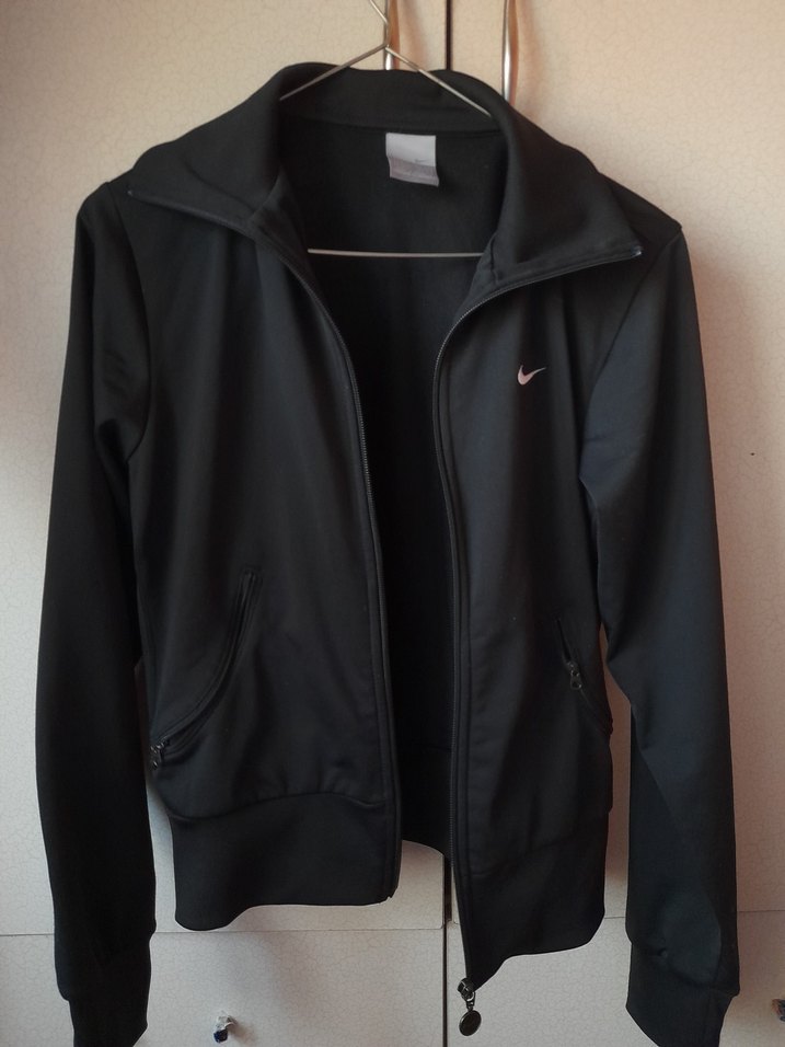 Nike Siyah Fermuarlı Sweartshirt - Görsel 4