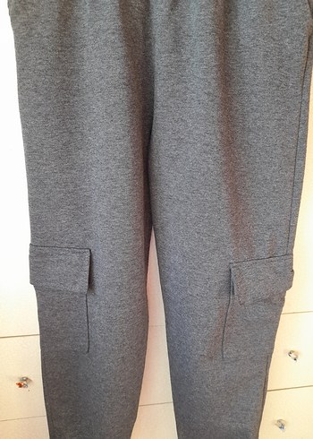 Gri 10-12 yaş kargo  Eşofman Altı - Görsel 2