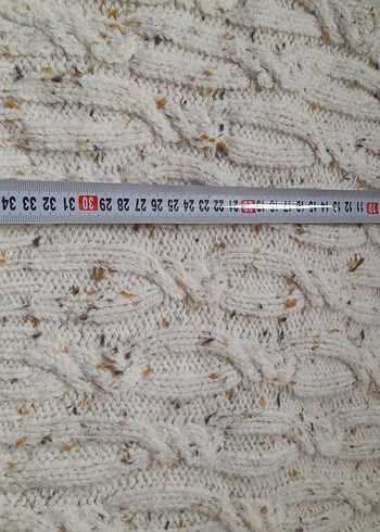 Zara Bohem Tarzı Gri Örgü Yun Kadın Kazak - Görsel 9