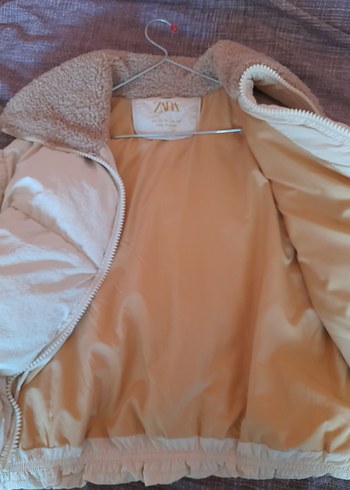 ZARA Kürklü 13-14 Yas Mont - Görsel 5