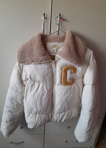 ZARA Kürklü 13-14 Yas Mont - Görsel 11