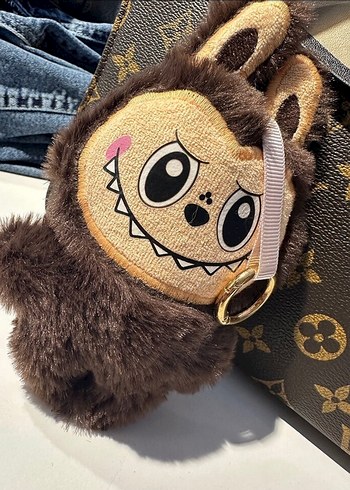Beden Mavi Peluş Oyuncak Figür labubu