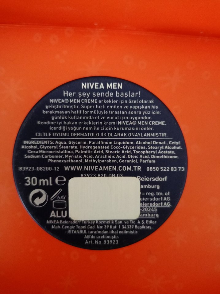 Nivea Men Krem 30ml - Görsel 3