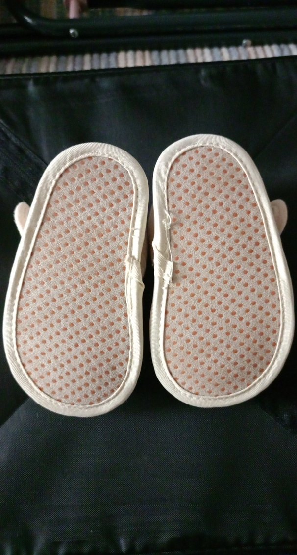 Bebek Bej Ayakkabı Velcro Bantlı - Görsel 2