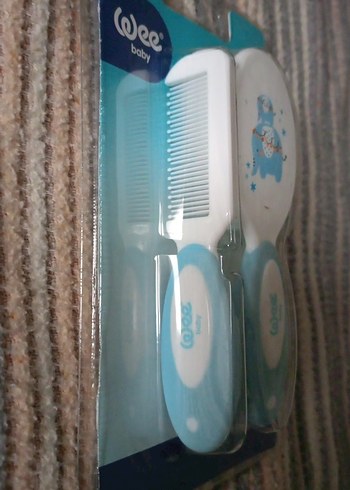 Wee Baby Mavi Fırça ve Tarak Seti - Görsel 2