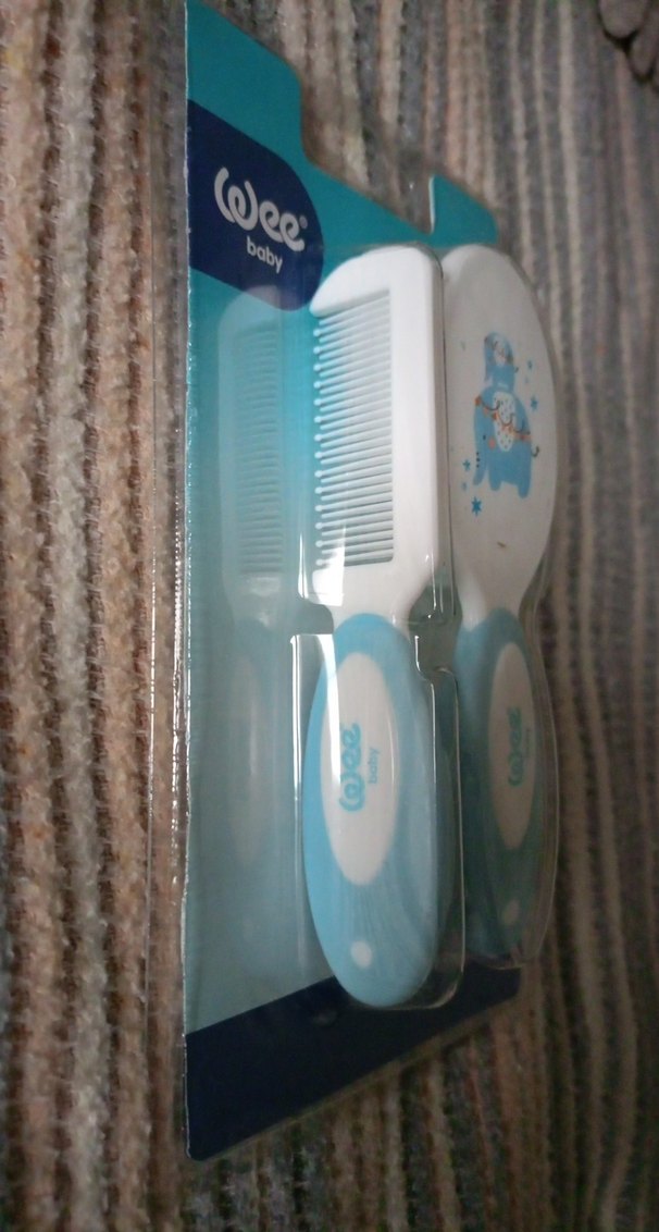 Wee Baby Mavi Fırça ve Tarak Seti - Görsel 2