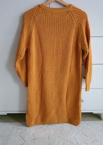 Hardal Örme Kadın Midi Kazak - Görsel 3