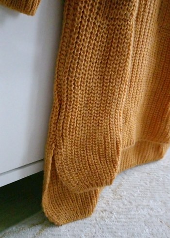 Hardal Örme Kadın Midi Kazak - Görsel 5