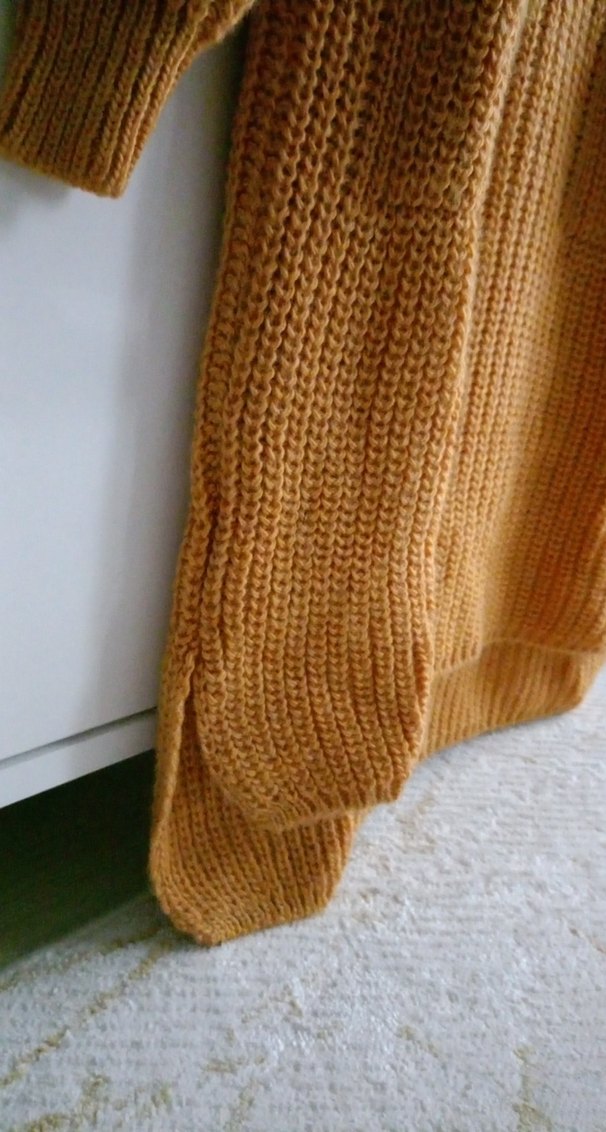 Hardal Örme Kadın Midi Kazak - Görsel 5