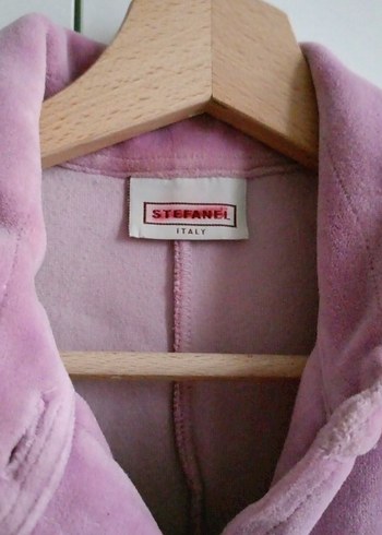 Düğmeli Mor Süet Midi Elbise - Görsel 2