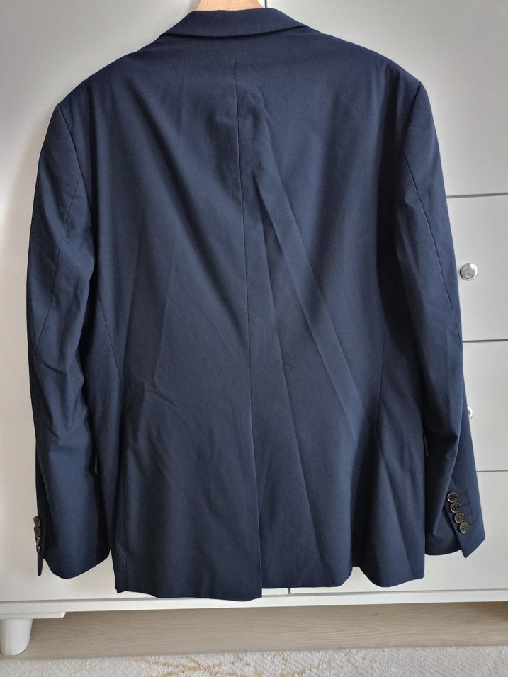 Erkek Lacivert Düğmeli Takım Elbise - Görsel 3