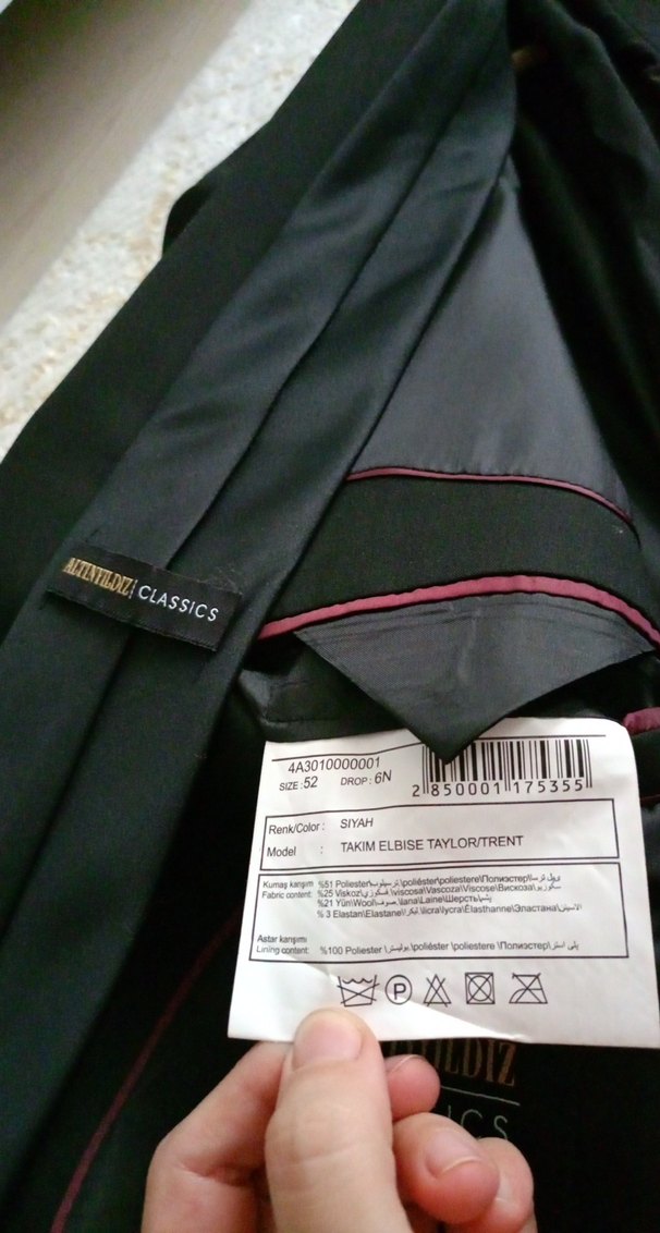 Altınyıldız Siyah Takım Elbise - Görsel 4