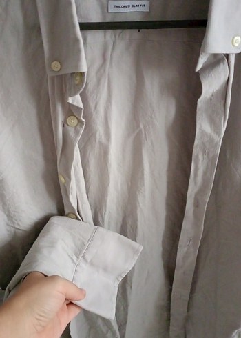 gri erkek gömlek - Görsel 2