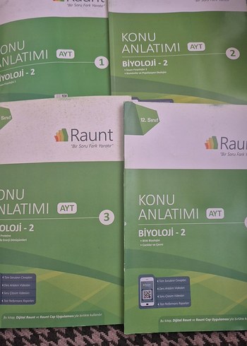 Raunt Biyoloji- AYT Konu Anlatımı Seti