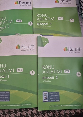 Raunt Biyoloji- AYT Konu Anlatımı Seti