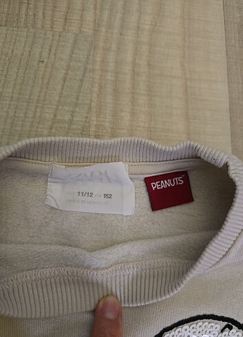 11-12 Yaş Beden ten rengi Renk Zara sweatshirt 