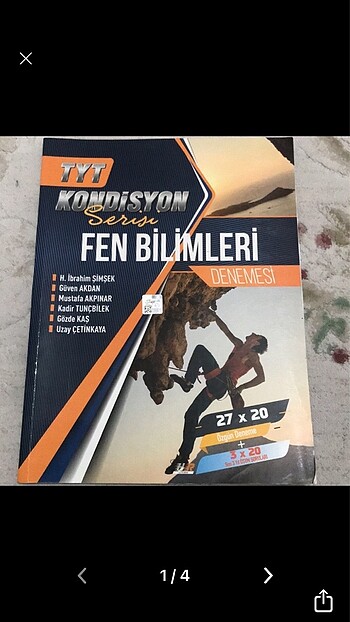 KONDİSYON TYT FEN BİLİMLERİ DENEMESİ