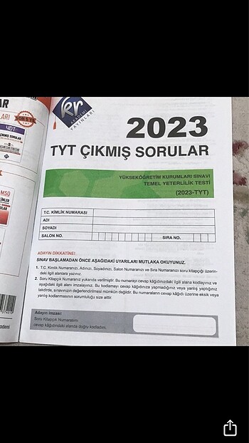  Beden Renk TYT ÇIKMIŞ SORULAR
