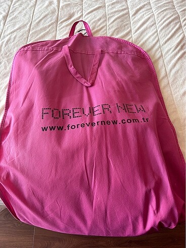 xs Beden Forever New kloş pembe balo elbisesi