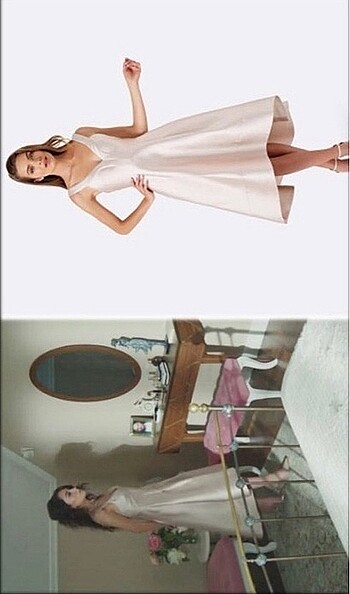 Forever New Forever New kloş pembe balo elbisesi