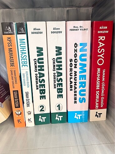 Muhasebe soru bankaları (KPSS+sayıştay+kurum sınavları)