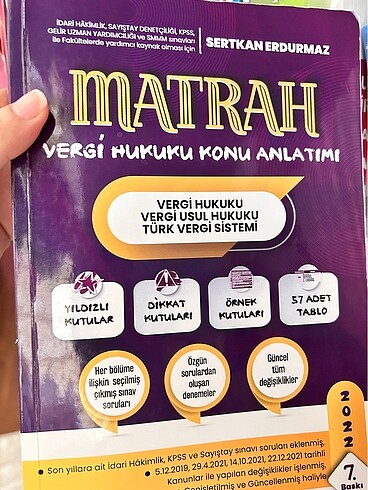  Vergi hukuku matrah konu anlatım+soru bankası