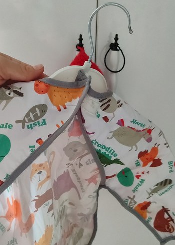 Bebek İçin Çok Renkli Baskılı Önlük - Görsel 3