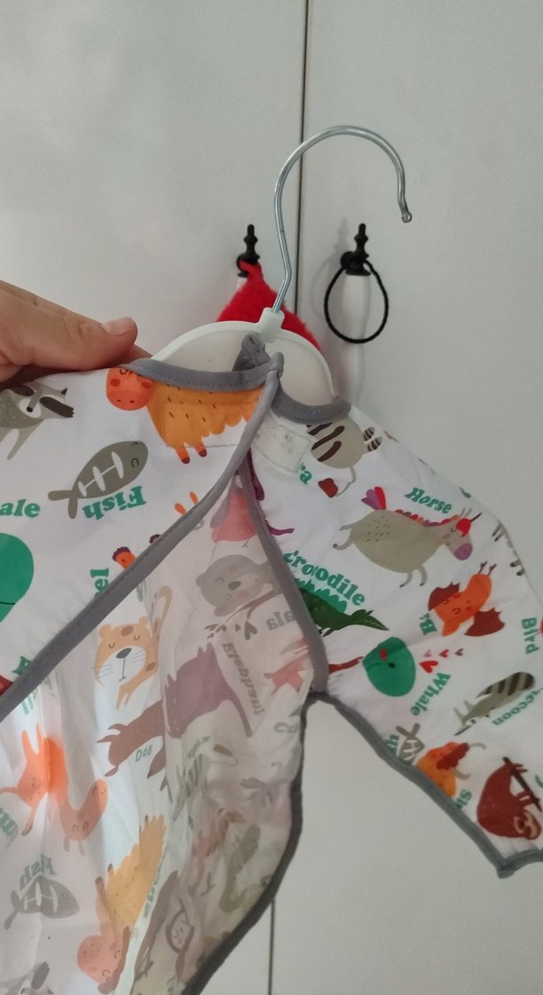 Bebek İçin Çok Renkli Baskılı Önlük - Görsel 3