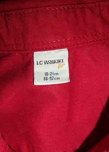 2 Yaş Beden LC WAİKİKİ 2 Lİ TAKIM PANTOLON GÖMLEK