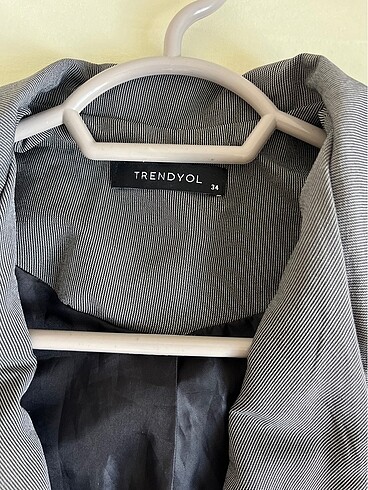 xs Beden Gri Trendyolmilla blazer