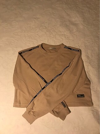 Pudra rengi Pull and Bear sweatshirt üstü