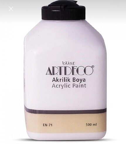 500 ml beyaz skrilik boya